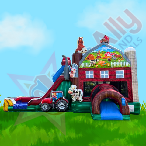 Farm Jump and Slide 