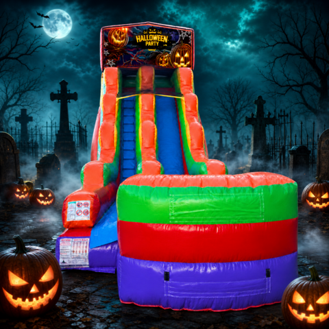 Vampire Halloween 18 Single Lane Slide