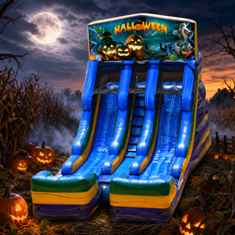 Halloween Party 16 Dual Lane Slide