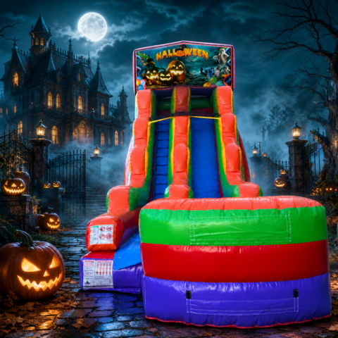 Halloween Party 18 Single Lane Slide
