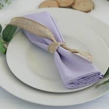 Polyester Napkins Lavender