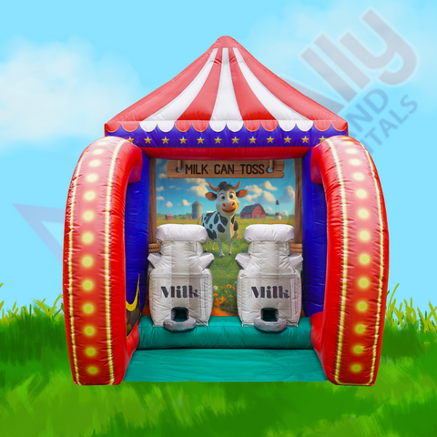 Milk Can Toss Inflatable Carnival