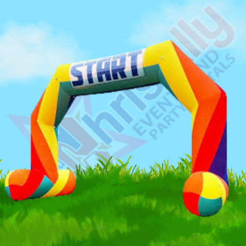 MultiColored Start / Finish Line 