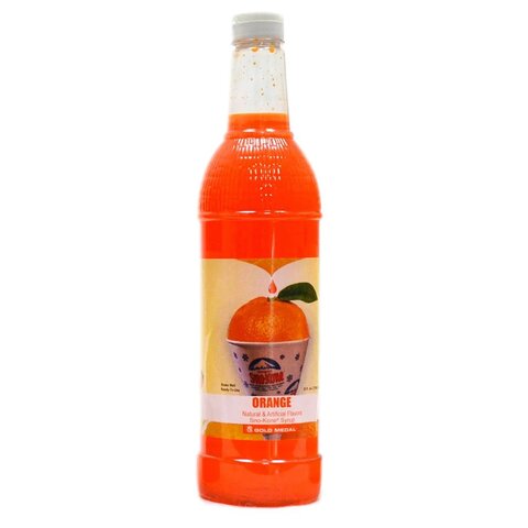 Orange Snow Cone Syrup (25oz Bottle)
