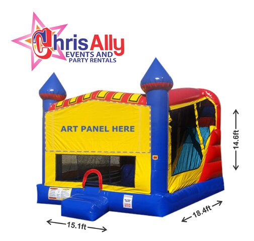 Primary Colors 4 in 1 Castle Dry Combo (Customer Pick Up)