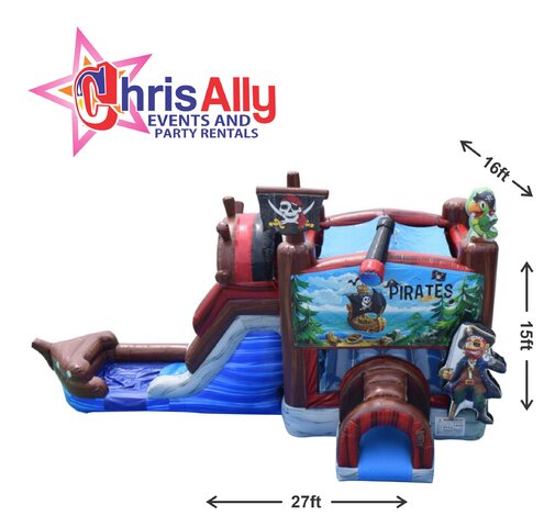 Pirate Jump and Dry Slide