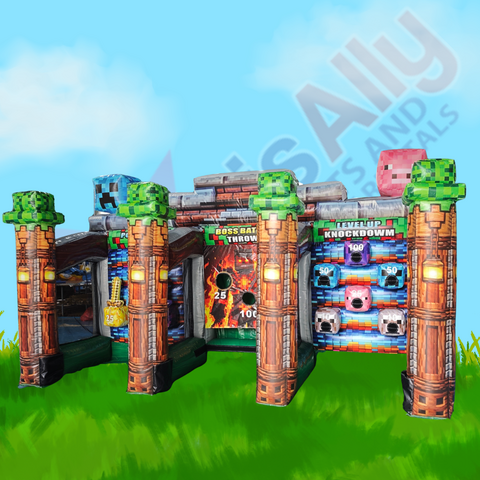 Pixelated 3 in 1 Carnival Games