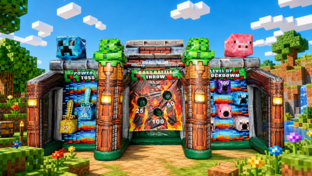 Pixelated 3 in 1 Carnival Games