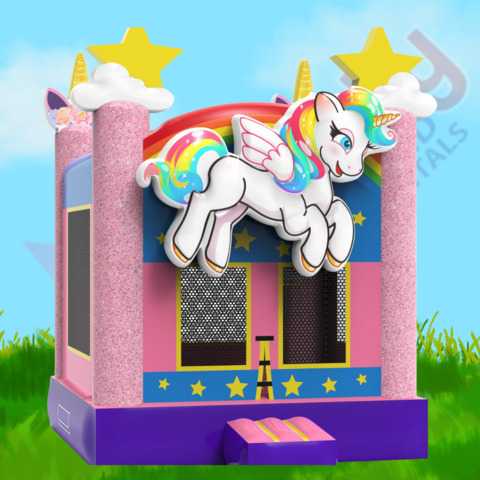 Rainbow Unicorn Bouncer