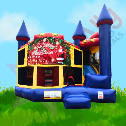 Santa Castle 5 in 1 Jump and Slide Combo