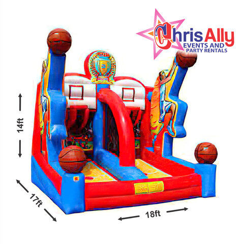Shooting Stars Basketball Inflatable Game