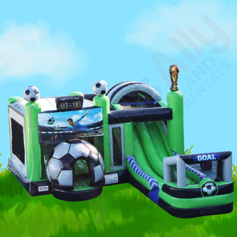 Soccer Bouncer and Slide Wet/Dry