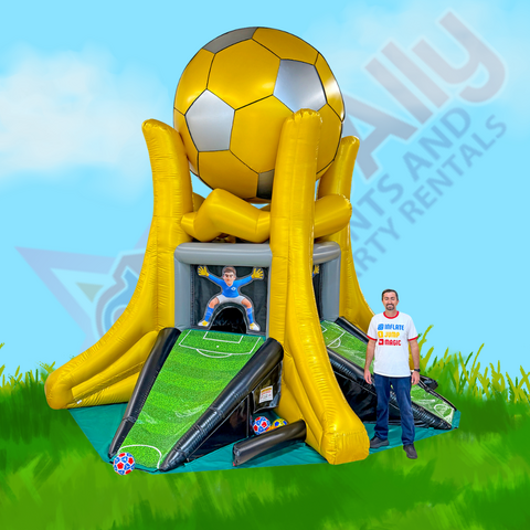 Soccer Gold Cup Inflatable Game