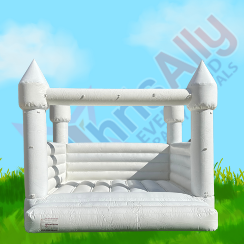 Wedding Medium White Bounce House 