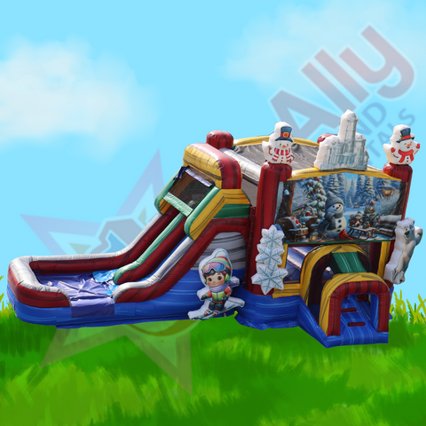 Winter Wonderland Jump and Slide Wet/Dry