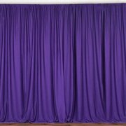 Backdrop Pack of 2 / 5 Ft x 10 Ft Polyester Panel Purple With Pipes