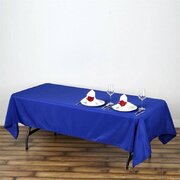 60x102 rectangular Polyester Tablecloth Royal Blue