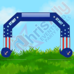 20ft Inflatable Arch with Start Finish Line Banners