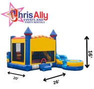 Castle 7 in 1 Module Combo Bouncer *** NEW FOR 2023***