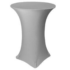 30 IN. ROUND STRETCH COCKTAIL TABLECLOTH GREY