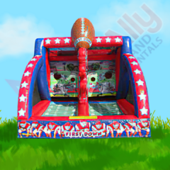 First Down Inflatable Football Toss Game