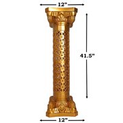 Venetian Gold Columns PVC (4 ct)