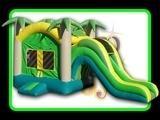 Jump and Slide Palm Tree Combo (kids 6 years old or younger)