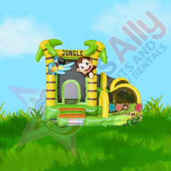 Jungle Bouncy Slide Combo Dry (Toddler/Customer Pick Up) 