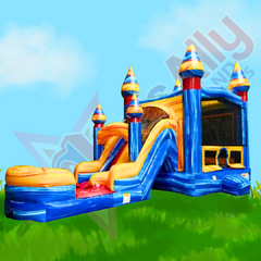 Medium Castle Jump and Dual Slide Dry