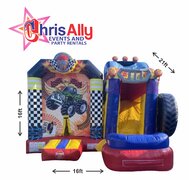 Monster Truck Jump and Slide Dry