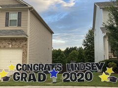 Graduation Yard Greeting Sign