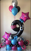 Balloon Bouquet  ( Let us know the numer and color)