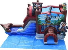 Pirate Jump and Wet Slide