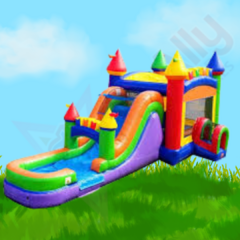 Mega Rainbow Jump and Slide