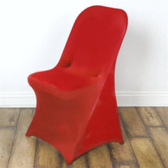 Stretch Folding Chair Cover Red 