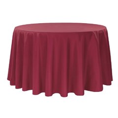 Round Tablecloth 120" Burgundy 