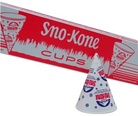 Snow Cone Paper Cones  (200 ct.)