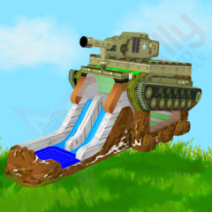Tank Mega Jump and Slide Wet/Dry