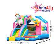 Unicorn Slide Combo Dry (Toddler/Customer Pick Up) *** NEW FOR 2023***
