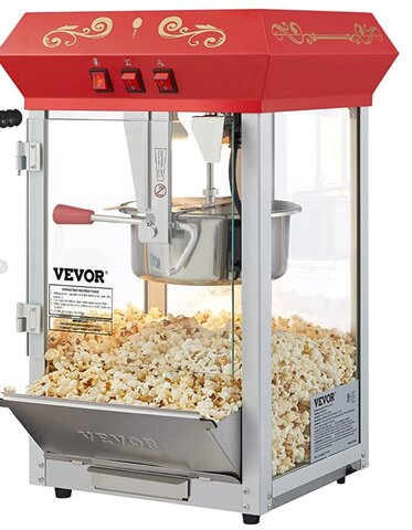 popcorn machine with 5 bags