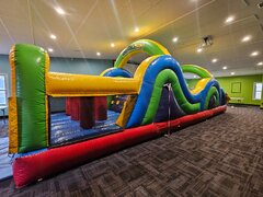 Rainbow obstacle course 