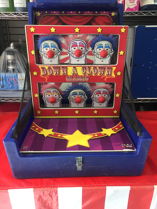 Down A Clown Carnival Game