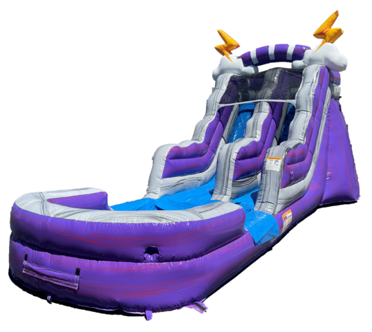 17' Purple Thunder Water Slide with Pool 503 13'x30'