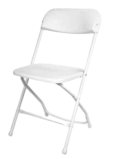 Plastic White Adult Chair