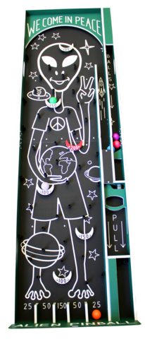 Alien Pinball Carnival Game