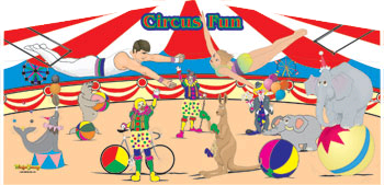 Banner Modular: Circus Fun