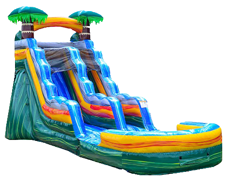 15' Cali Palms Water Slide W507 13'x28'