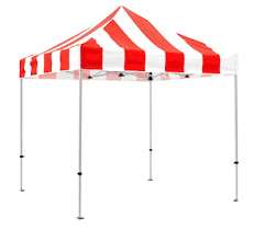 Carnival Booth 8'x8' without skirts (tent only)
