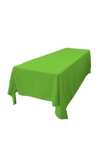 Linen: Lime Green Rectangular Tablecloth 60