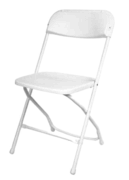 Plastic White Adult Chair